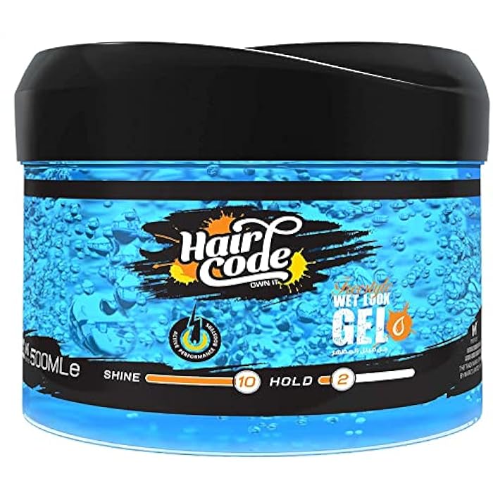 Haircode Wet Look Hair Gel (500ml)